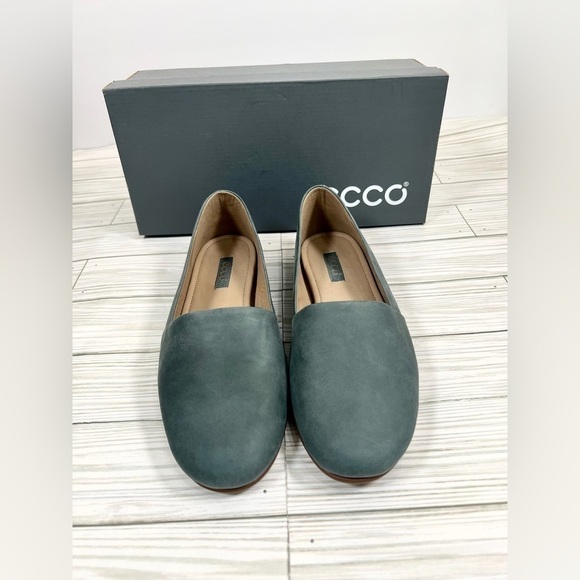 ECCO Women's Osan Green Gables Ballerina‎ Pumps Loafer Slip Ons Size 8-8.5 - Picture 4 of 12